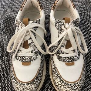 Madewell Animal Print Sneakers Size 7